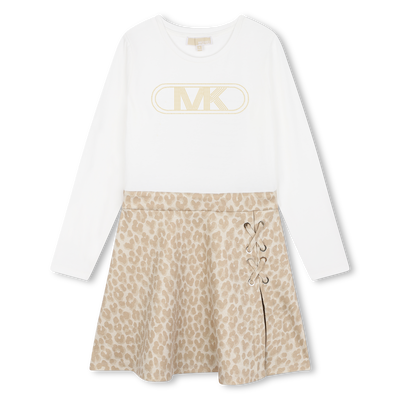 Studded Long-Sleeved Dress MICHAEL KORS GIRL