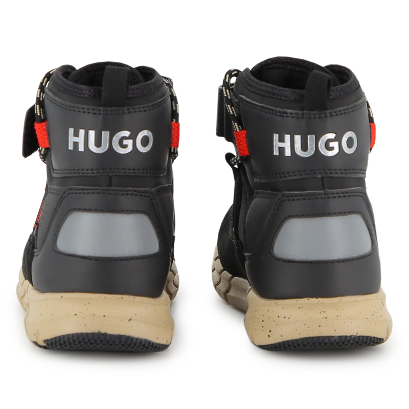 Ankle boots with laces HUGO 
                        BOY