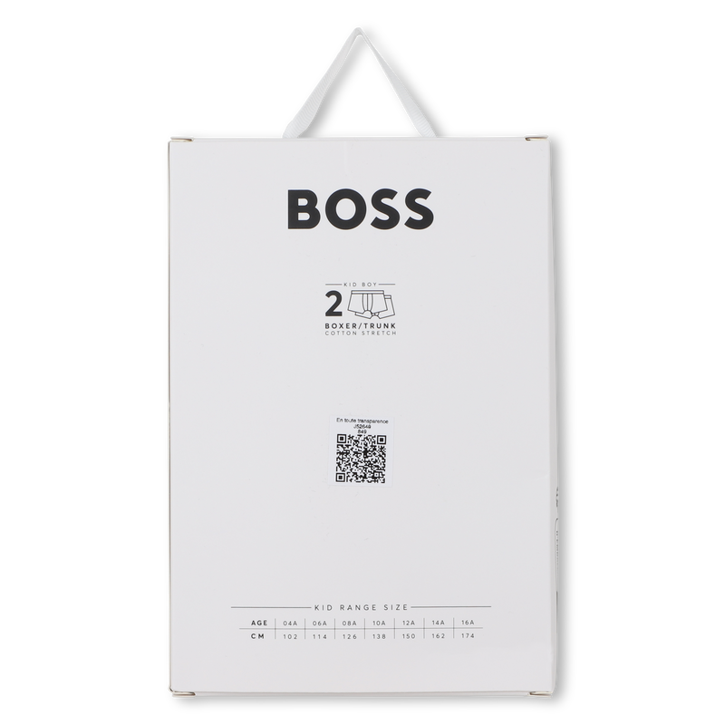 Pack of 2 jersey boxer briefs BOSS 
                    BOY