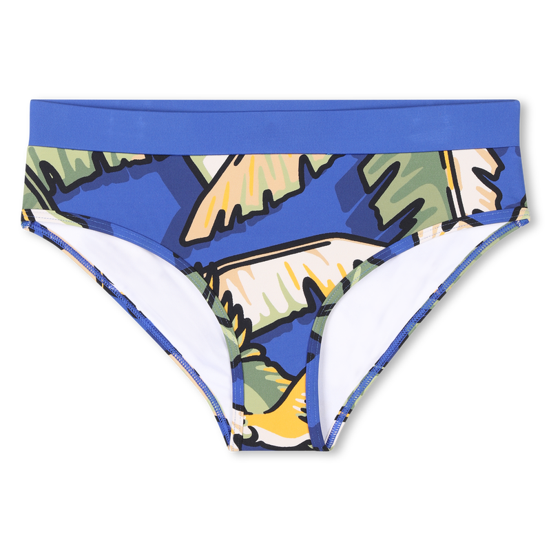 Palm-print two-piece swimsuit KENZO KIDS 
                    GIRL
