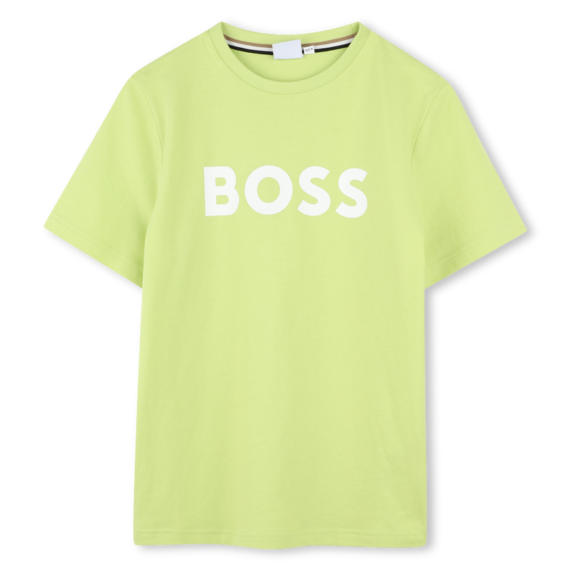 Short-sleeved cotton T-shirt BOSS 
                        BOY
