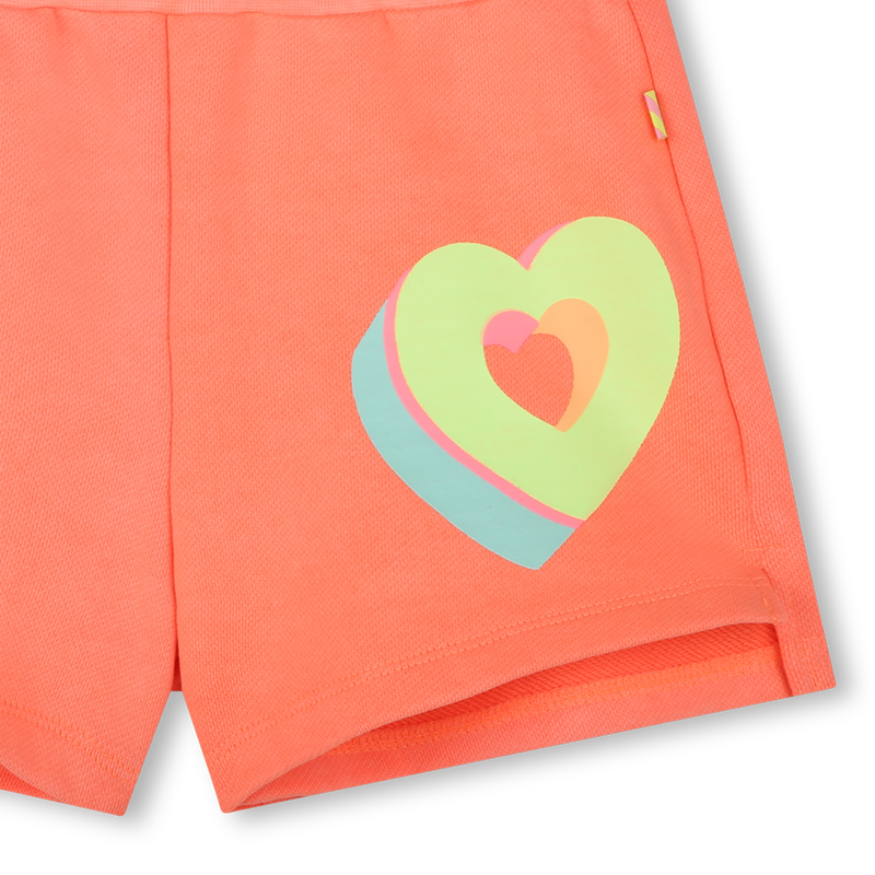 Fleece shorts with hearts BILLIEBLUSH 
                    GIRL