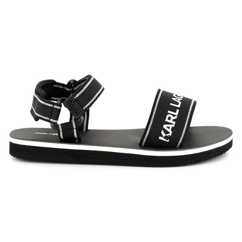 Light Velcro sandals KARL LAGERFELD KIDS 
                        GIRL