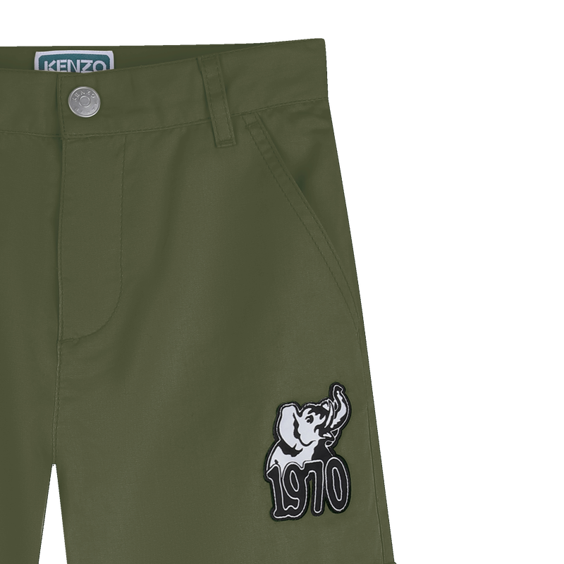 Patch Pocket Bermudas KENZO KIDS 
                        BOY
