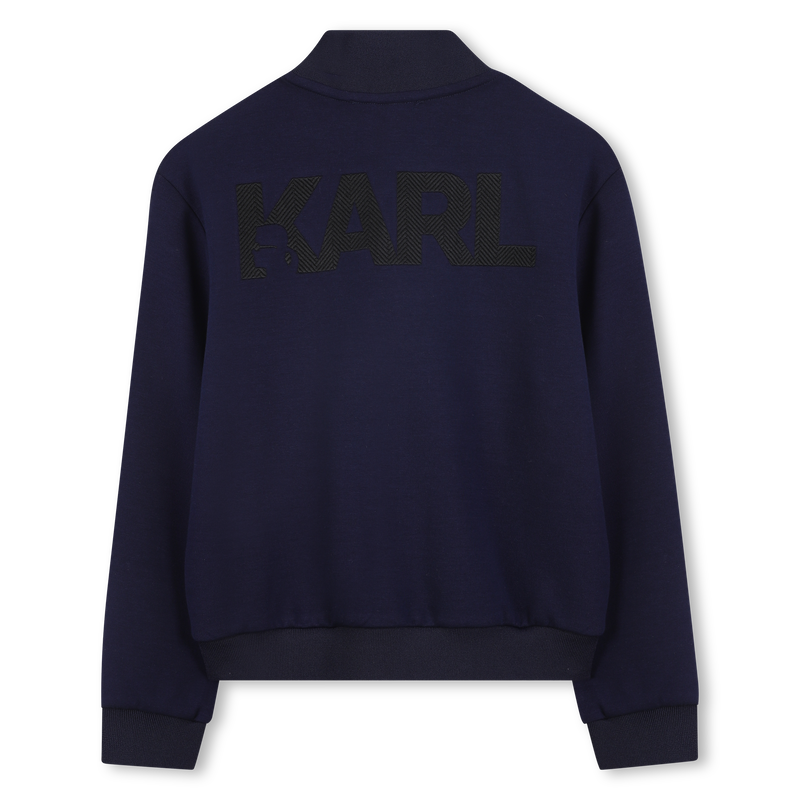 Double jersey cardigan KARL LAGERFELD KIDS 
                        BOY