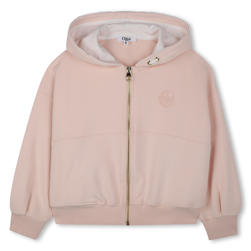Zip-up hooded fleece cardigan CHLOE 
                    GIRL