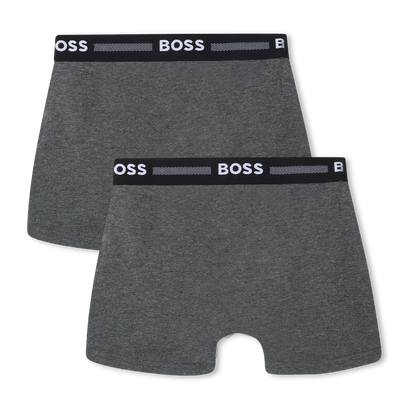 Set of 2 cotton boxer shorts BOSS BOY