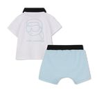 Shorts Outfit Set KARL LAGERFELD KIDS 
                    BOY