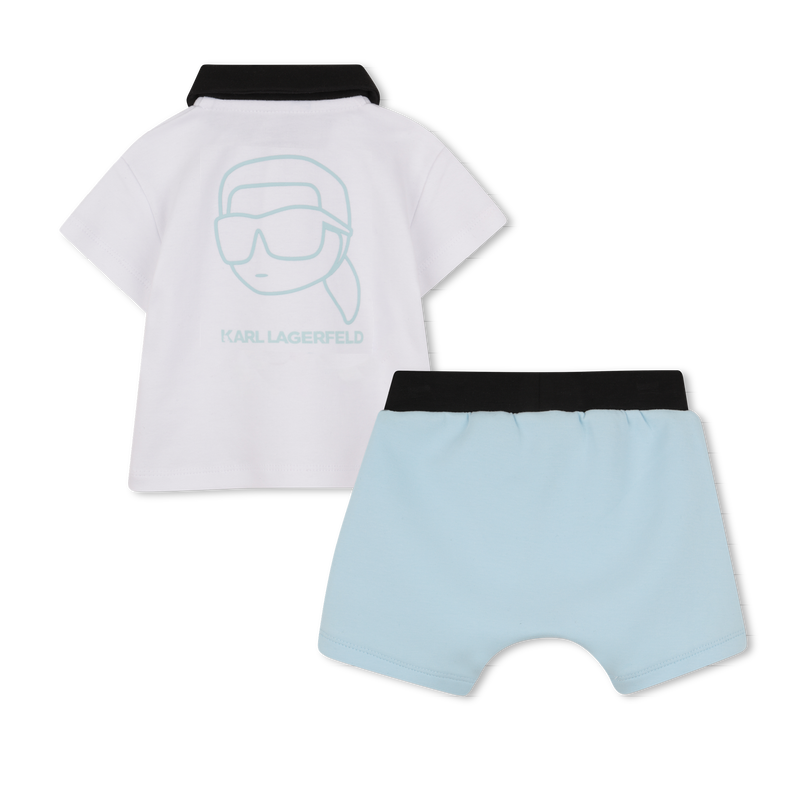 Shorts Outfit Set KARL LAGERFELD KIDS 
                        BOY