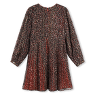 Voile-Lined Printed Dress MICHAEL KORS 
                    GIRL
