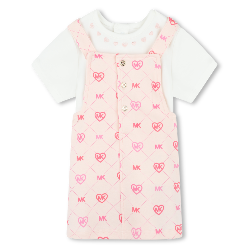 Michael Kors Michael Kors Heart Patterned Ensemble Girl 12M S04 Kids Around Girl 12M S04 Kids Around