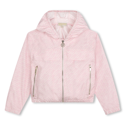Michael kors pink rain jacket on sale