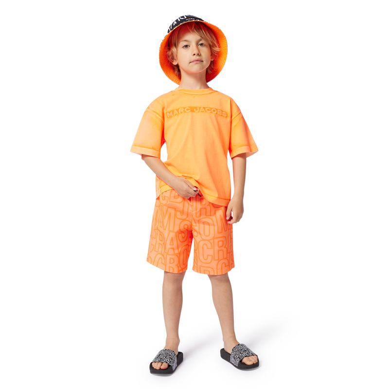 Embroidered cotton T-shirt MARC JACOBS 
                        UNISEX