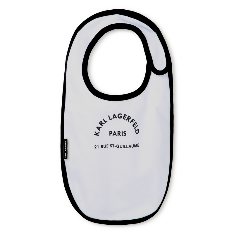 Set of 3 bibs with motifs KARL LAGERFELD KIDS 
                        UNISEX