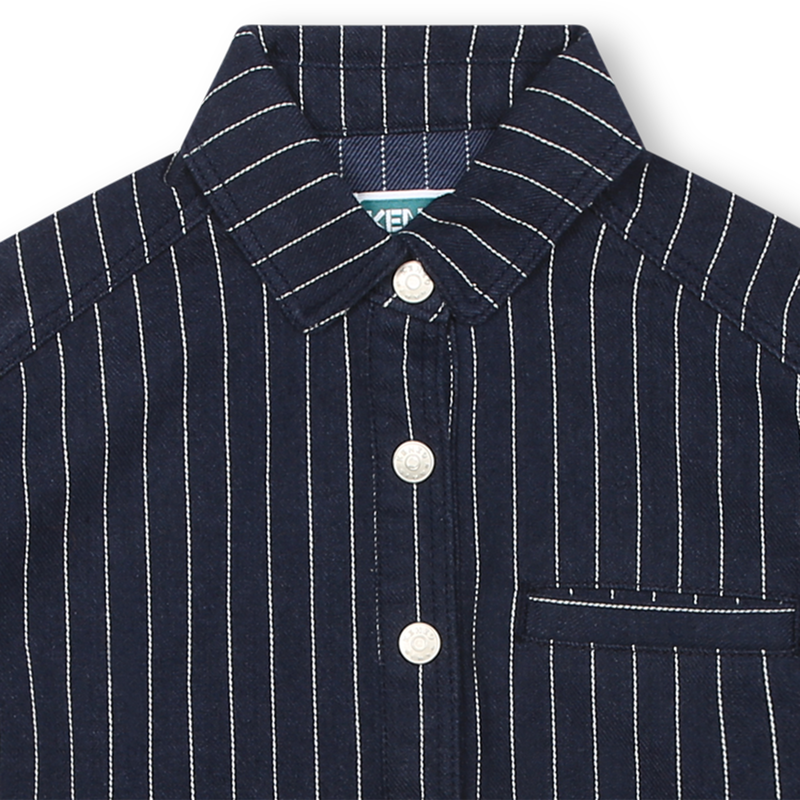 KENZO KIDS Striped denim dress