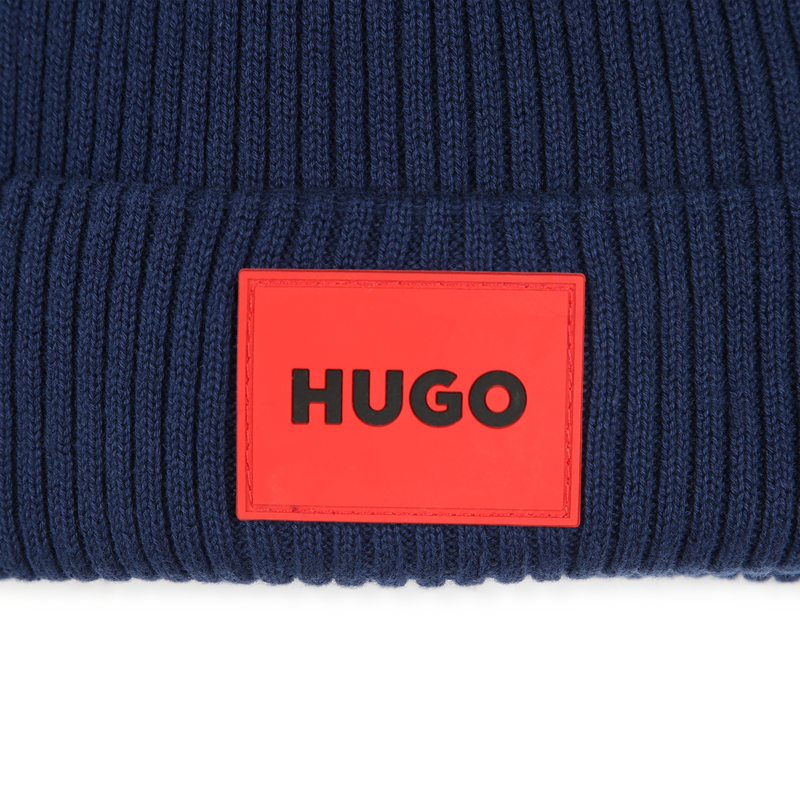Knit Cotton Hat HUGO 
                        UNISEX