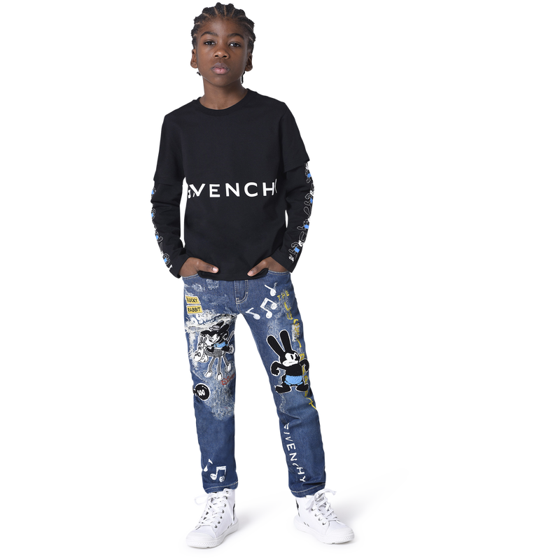 Disney Printed Layered Long-Sleeve GIVENCHY 
                    BOY