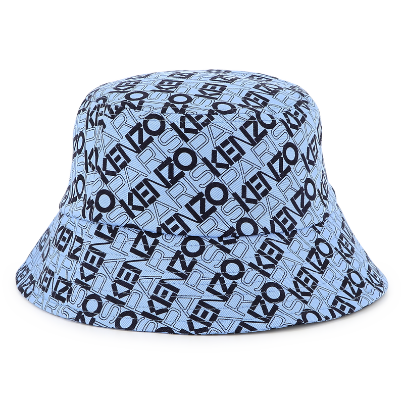 Printed cotton bucket hat KENZO KIDS 
                        UNISEX