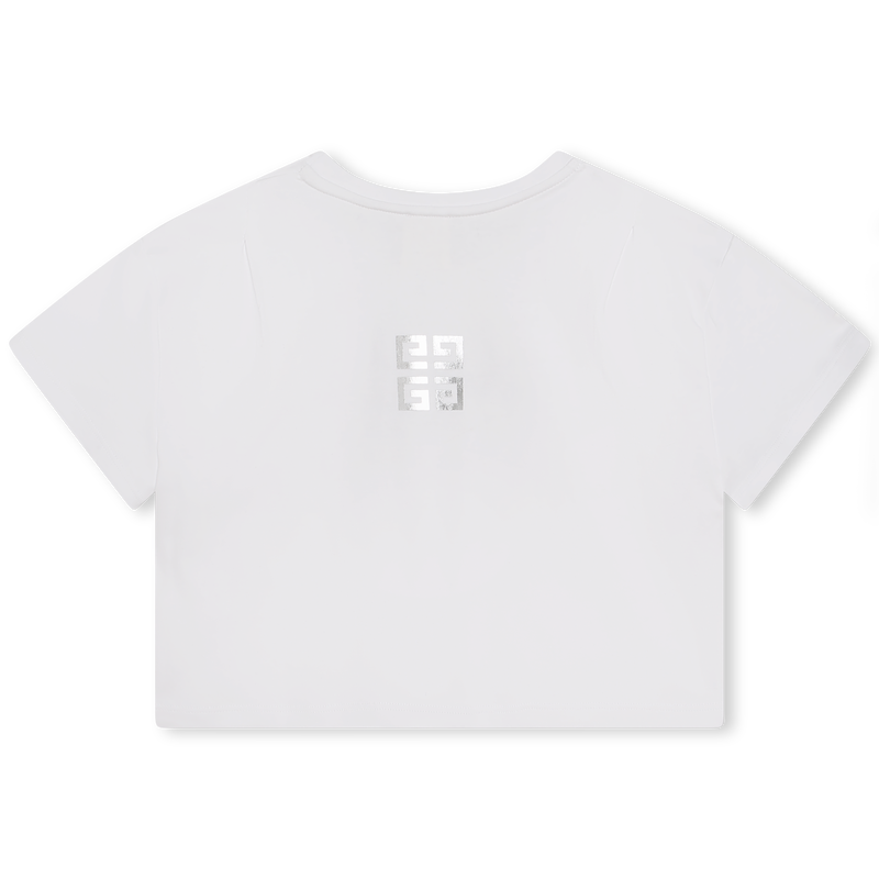 Pleated cotton t-shirt GIVENCHY 
                    GIRL