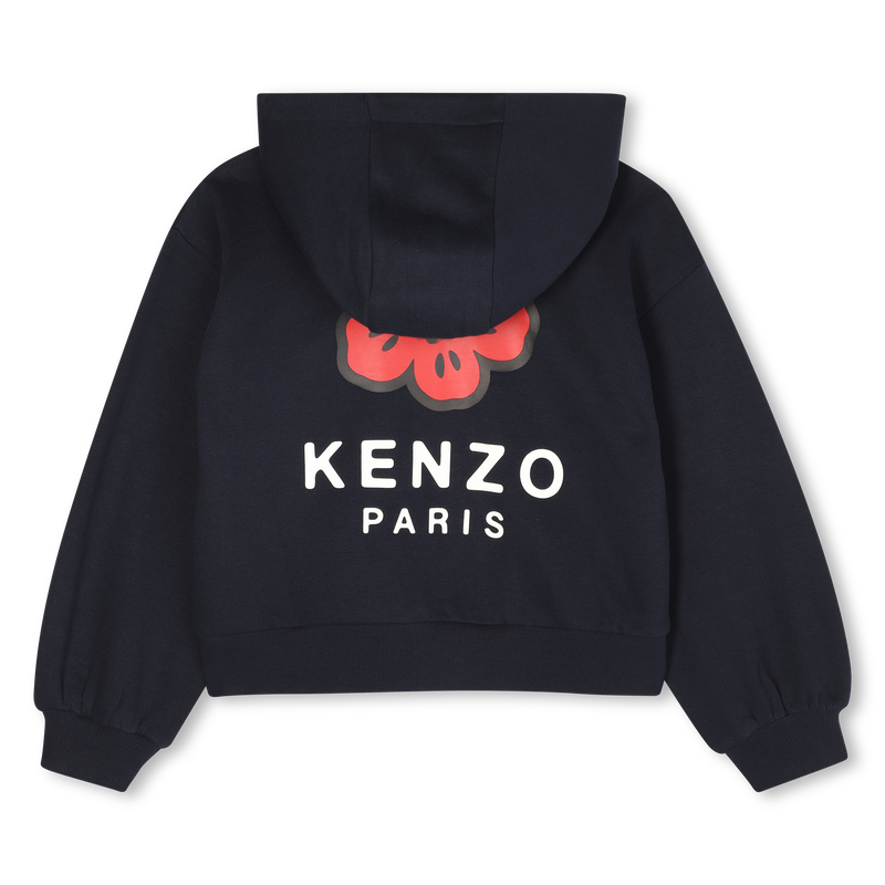 Fleece cardigan and trouser set KENZO KIDS 
                    GIRL