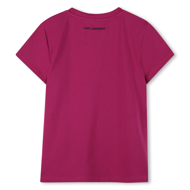 Short-sleeved T-shirt KARL LAGERFELD KIDS 
                    GIRL