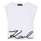 Short-Sleeved T-Shirt KARL LAGERFELD KIDS 
                    GIRL