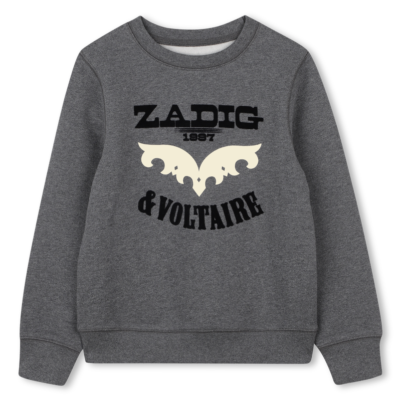 Crewneck fleece sweatshirt ZADIG & VOLTAIRE 
                        BOY