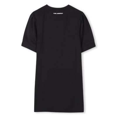 Short-sleeved dress KARL LAGERFELD KIDS GIRL