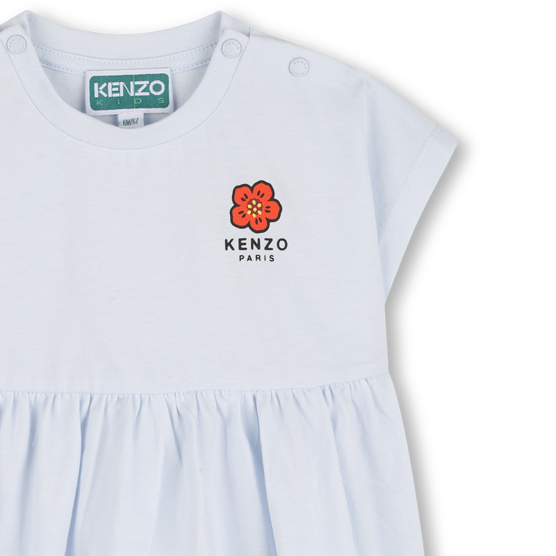 DRESS GATHERED AT THE WAIST KENZO KIDS 
                        GIRL
