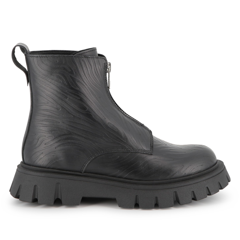 Cowhide leather ankle boots MARC JACOBS 
                    GIRL