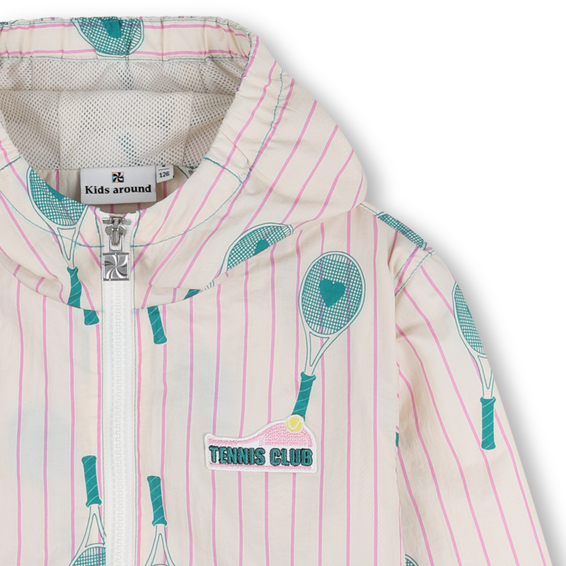 Hooded Windbreaker KIDS AROUND 
                        GIRL