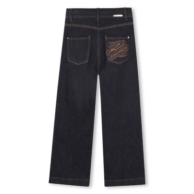 Denim pants KARL LAGERFELD KIDS GIRL