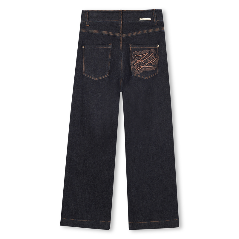 Denim pants KARL LAGERFELD KIDS 
                        GIRL