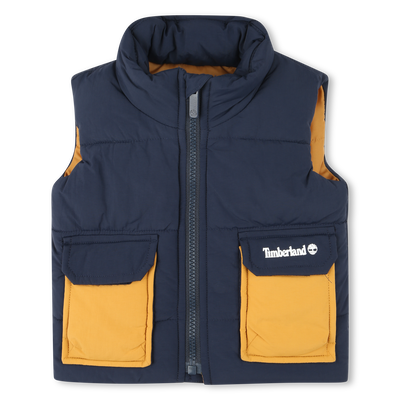 Sleeveless Zip-Up Puffer TIMBERLAND BOY