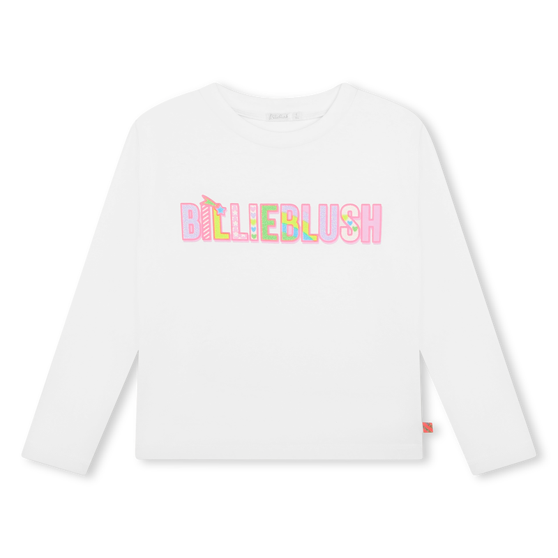 Logo graphic long-sleeve BILLIEBLUSH 
                    GIRL