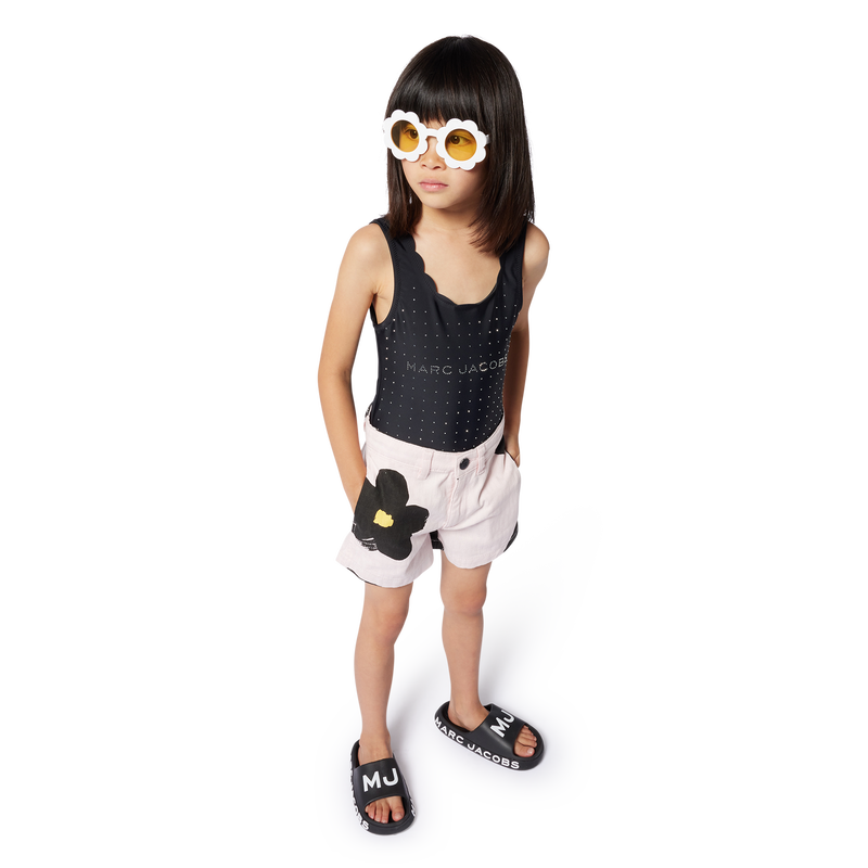 Printed cotton shorts MARC JACOBS 
                    GIRL