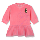 Fleece-Tulle Dress BILLIEBLUSH 
                    GIRL