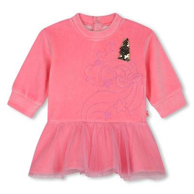 Fleece-Tulle Dress BILLIEBLUSH GIRL