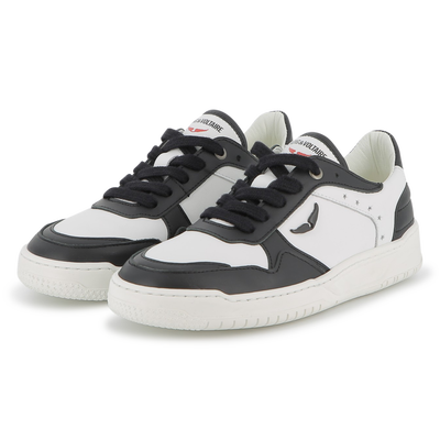 Cowhide leather lace-up sneakers ZADIG & VOLTAIRE UNISEX