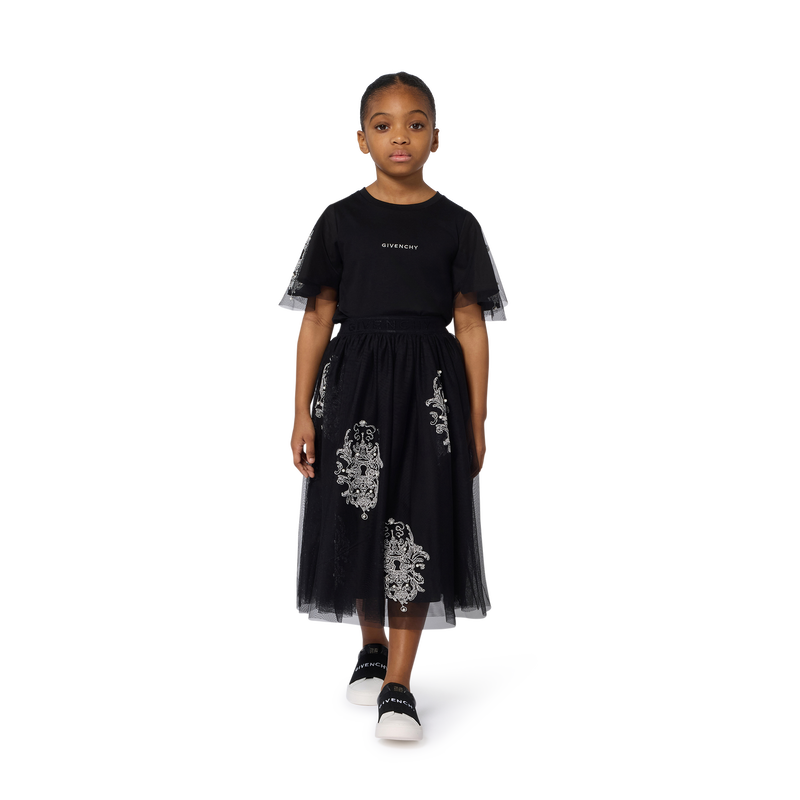 Ruched tulle skirt GIVENCHY 
                    GIRL