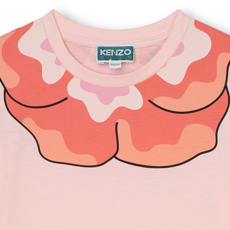 Balloon-sleeve dress KENZO KIDS 
                    GIRL
