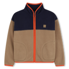 Two-tone fleece cardigan TIMBERLAND 
                    BOY