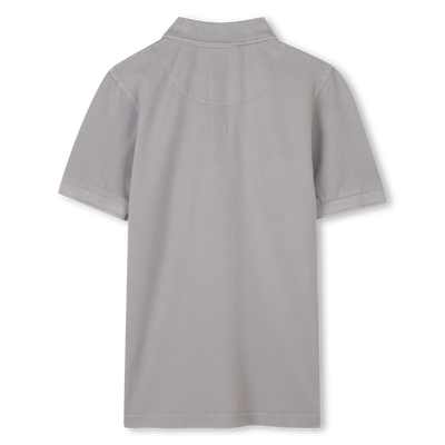 Short-sleeved piqué polo shirt HUGO BOY