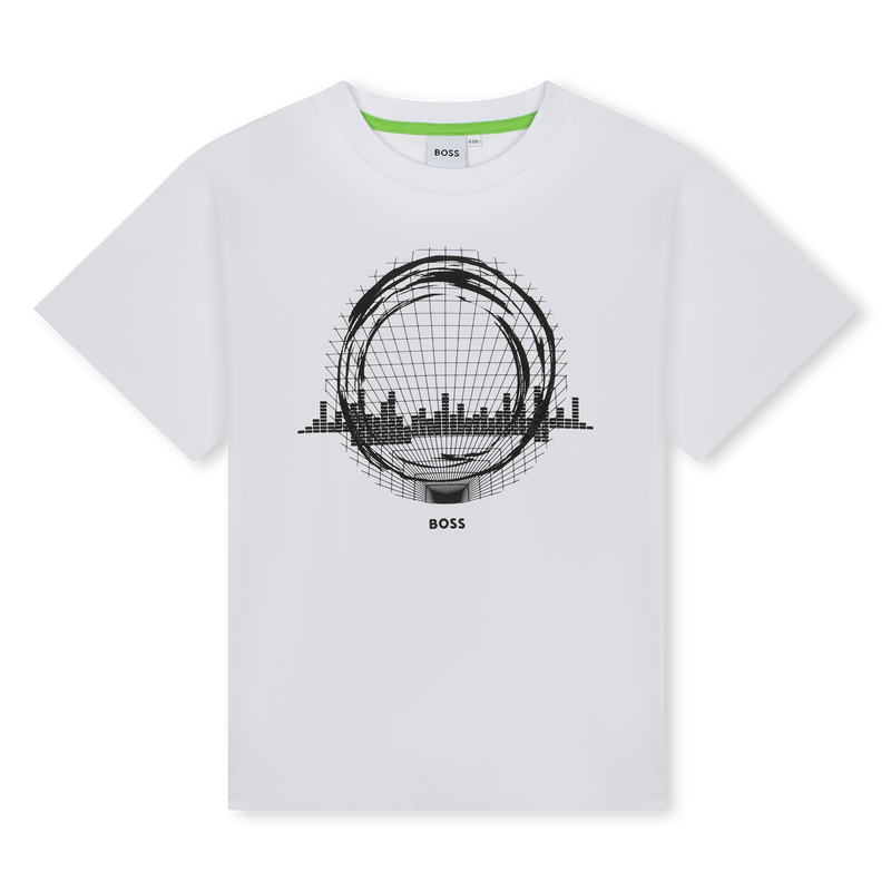 Short-sleeved cotton T-shirt BOSS 
                    BOY