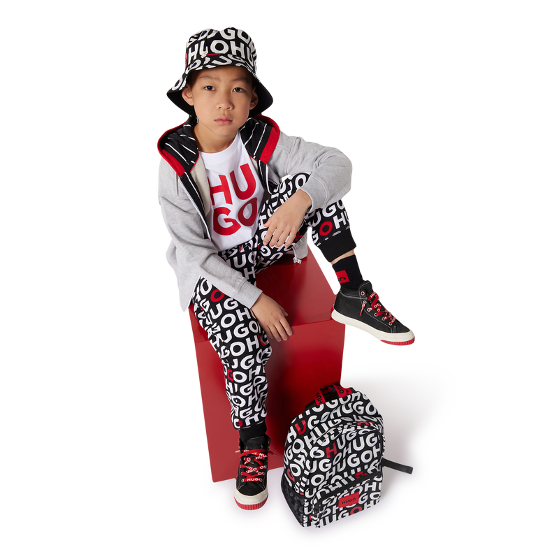 Hooded zip-up sweatshirt HUGO 
                    BOY
