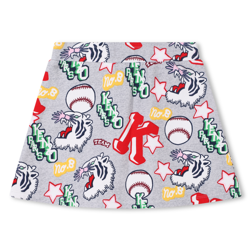 Patterned fleece skirt KENZO KIDS 
                    GIRL