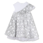 Bi-Material Dress KARL LAGERFELD KIDS 
                    GIRL