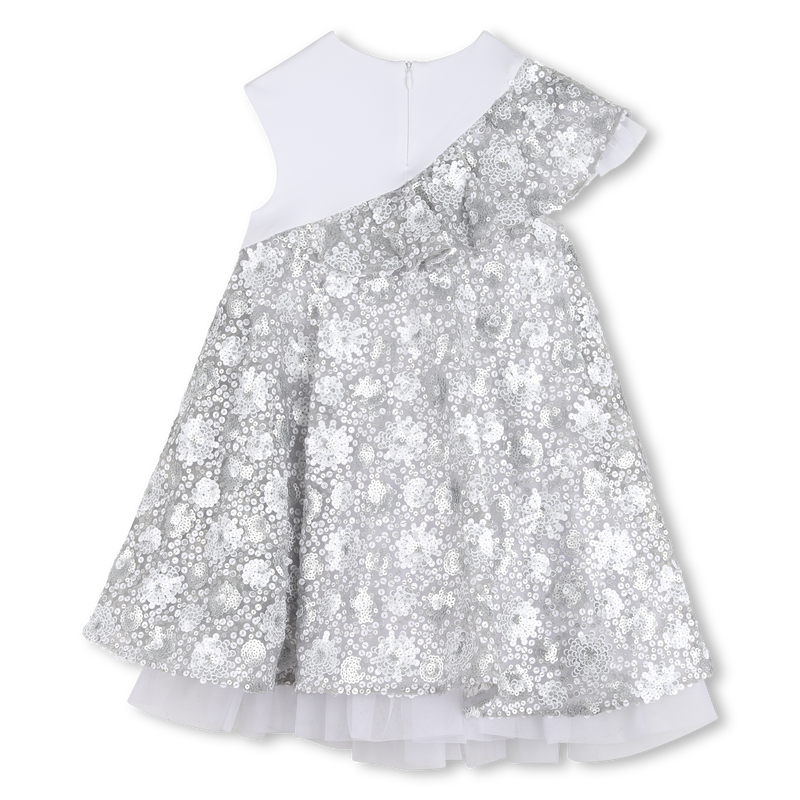 Bi-Material Dress KARL LAGERFELD KIDS 
                        GIRL