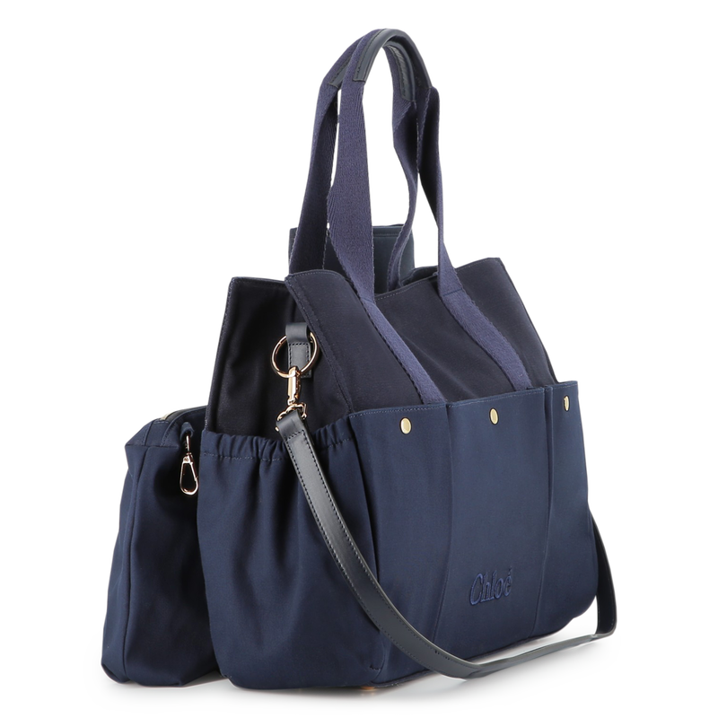 Bi-material diaper bag CHLOE 
                    GIRL