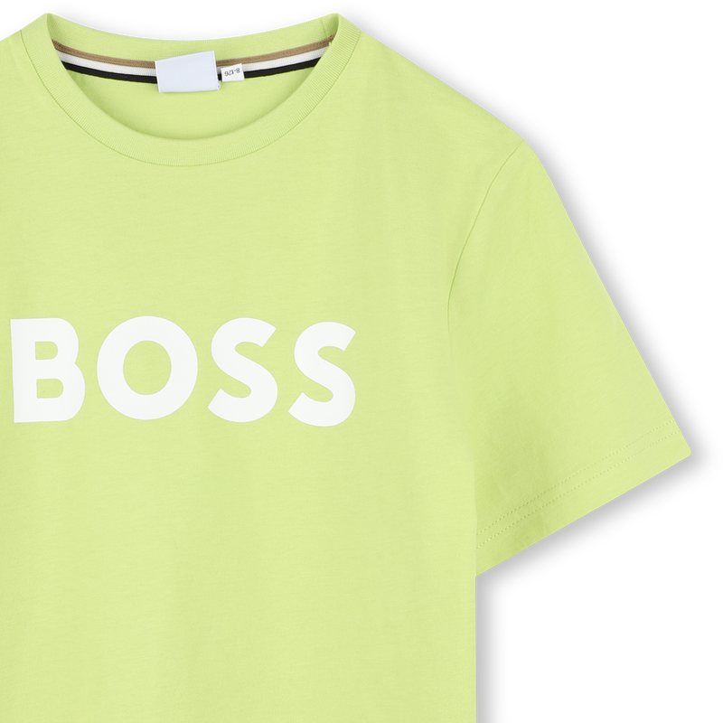Short-sleeved cotton T-shirt BOSS 
                        BOY